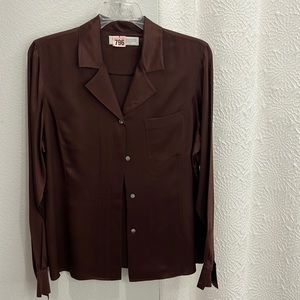 Brown blouse